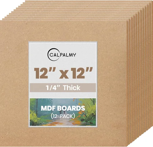Miniatura 13 de CalPalmy - Tableros de MDF de 11 x 14 pulgadas (paquete de 8) - Tablas de 1/4 pulgadas de grosor para carpintería, diseño de interiores