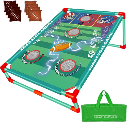 Miniatura 8 de Juego de lanzamiento de bolsas de frijoles para niños, regalo ideal para niños de 3 a 8 años. Juguetes exteriores para niños y niñas de 3, 4, 5, 6