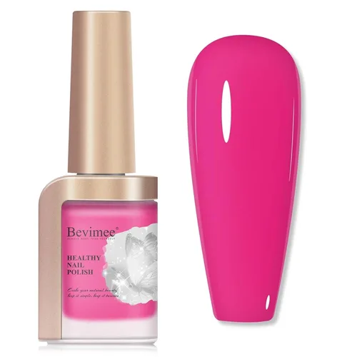 Miniatura 20 de Esmalte de uñas de secado rápido, color rosa, esmalte de uñas transparente, esmalte de uñas de secado rápido regular, a granel, sin gel, de larga