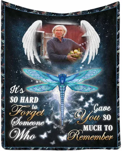 Miniatura 15 de Manta de memoria amorosa personalizada, no Longer be My Side but Forever in My Heart