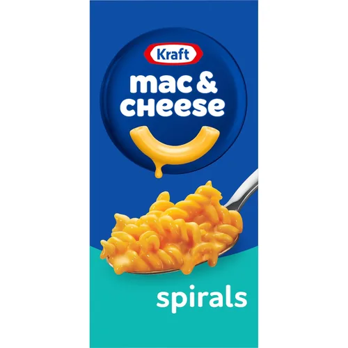 Miniatura 12 de Kraft Spirals Original Mac & Cheese - Cena de Macarrones con Queso, Caja de 5.5 oz