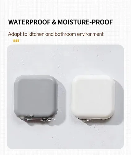 Miniatura 6 de BINJO Protectores de pared para topes de puerta (paquete de 6) - Protector de pared de goma de 1.77 pulgadas para pomo de puerta, protector de pared