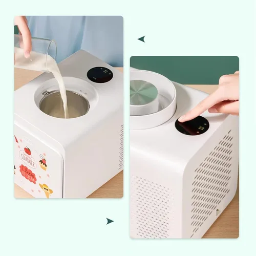 Miniatura 5 de Máquina para hacer helados, máquina automática de helados, mini helados domésticos, máquina casera de cono de yogur, máquina de helado para helados
