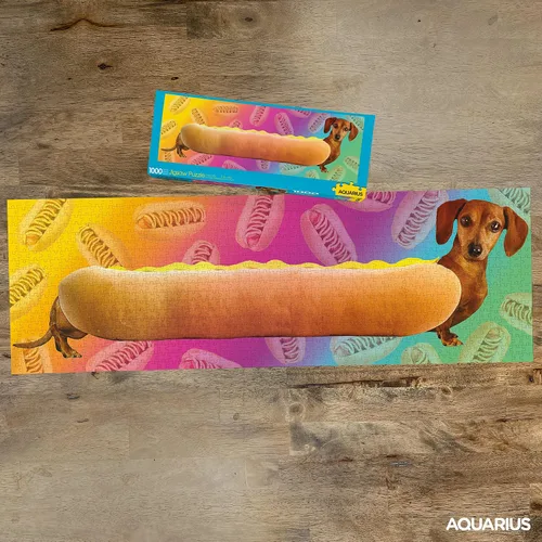 Miniatura 3 de AQUARIUS Weiner - Rompecabezas para perros (rompecabezas delgado de 1000 piezas), sin reflejos, ajuste de precisión, prácticamente sin polvo