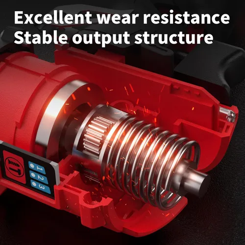 Miniatura 3 de Kit de controlador de impacto inalámbrico 16.8V Máximo torque 140Nm (105 pies-libras) Controlador de impacto eléctrico de alta rotación Motor sin