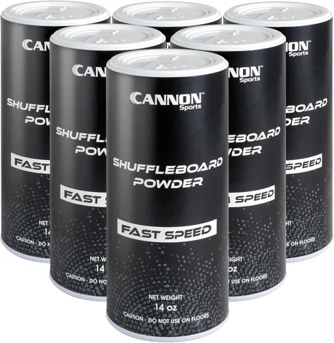 Miniatura 11 de Cannon Sports Shuffleboard Powder - Cera de tejo de alta calidad con cuentas de silicona granular o harina de maíz, deslizamiento suave y reducción