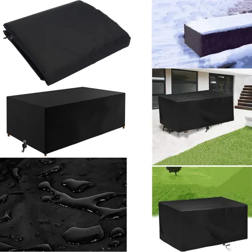 Miniatura 4 de Cubiertas para muebles de patio, cubierta impermeable para muebles de exterior 102 x 48 x 30 Pulgadas para mesa, silla y sofá al aire libre