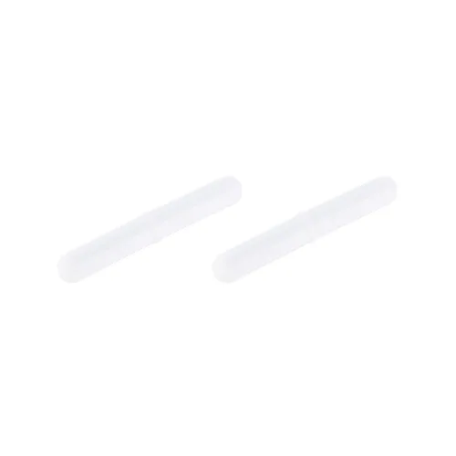 MECCANIXITY Agitador magnético mezclador barra de agitación 65 mm (2.56 ") x9mm con forma de anillo PTFE recubrimiento imán blanco para laboratorio