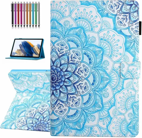 Miniatura 8 de Funda para Samsung Galaxy Tab A8 de 10.5 pulgadas modelo 2022 (SM-X200/X205/X207), función de encendido y apagado automático, cubierta plegable
