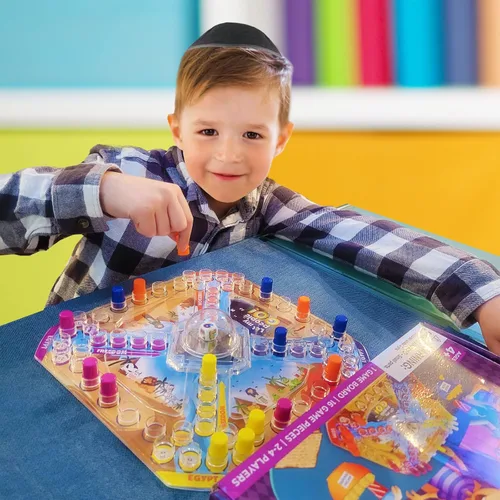Miniatura 3 de Rite Lite Let My People Go! Juego de mesa judío Judaica regalos para niños, regalos de fiesta de vacaciones, juego de judaísmo hasta 4 jugadores, un