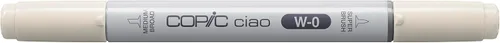 Copic Marcadores W0 Ciao con punta reemplazable, gris cálido, No.0 Gris cálido 0
