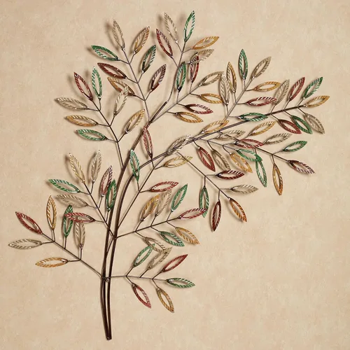 Miniatura 2 de Touch of Class Arte de pared de metal con árbol frondoso Multi Earth