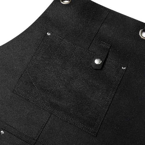 Miniatura 6 de Delantal funcional de múltiples bolsillos retardante e impermeable para carpintería al aire libre, electricista, parrilla, cocina, unisex