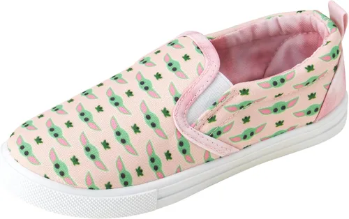 Disney Zapatos de niña - Zapatillas sin cordones Ariel, Blancanieves, Belle, Rapunzel, Moana, Cenicienta, Baby Yoda, Minnie Mouse, 6T-12