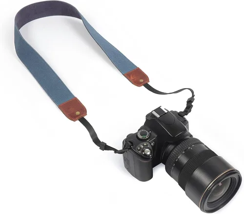 Miniatura 9 de MegaGear Genuine Leather Camera Strap - Adjustable Shoulder Neck Strap for DSLR SLR Cameras - Durable, Secure, Universal - Beige
