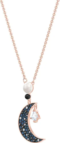 Miniatura 2 de Collar con colgante de cristal de Swarovski, chapado en oro rosa, con símbolo auténtico.