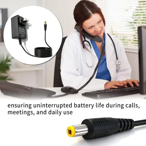 Miniatura 2 de Adaptador de corriente de 5 voltios y 1.2 amperios para Yealink Office Phone Fuente de alimentación Teléfonos compatibles - T53, T53W, T26P, T27