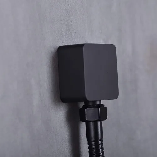 Miniatura 6 de Codo de suministro de pared de latón, conector de manguera de ducha cuadrado G1/2 pulgadas, salida de agua de unión montada en la pared para ducha