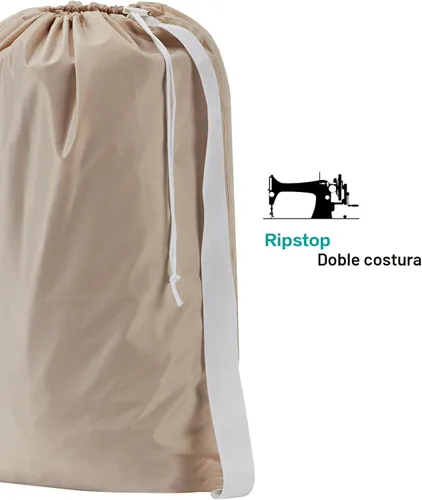 Miniatura 4 de HOMEST Bolsa de Lavandería de Nylon XL con Correa, Organizador Grande de Ropa Sucia, Se Ajusta Fácilmente a un Cesto o Canasta de Lavandería, Puede