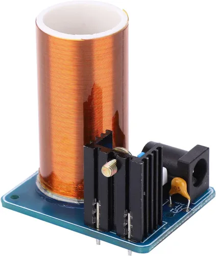 Miniatura 3 de Kit de bobina Tesla, Mini Tesla Coil Remote LED Kit de módulo de chispa Kit de bricolaje electrónico DC 12V (producto terminado)