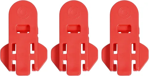 uxcell Abrelatas manual fácil, 3 piezas, cubiertas de plástico para latas de bebidas, protector de tapas, abridor de botellas para refrescos, Rojo