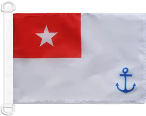 Miniatura 95 de Bandera Náutica Venezuela 18'' x 12'' - Banderas Venezolanas 11.8 x 17.7 in - Banner 12x18 in para barco - AZ FLAG