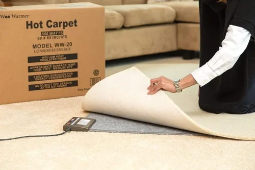Hot Carpet Woo Warmer Alfombra Bajo Alfombra Calentador de Suelo Radiante Estera Eléctrica Alfombra Eléctrica Alfombra de Área Eléctrica Calentada