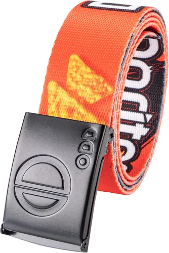 Miniatura 3 de Odd Sox Cinturón de tela para hombre, ajustable, estampado novedoso, aperitivos, 1.5 pulgadas de ancho, Multi