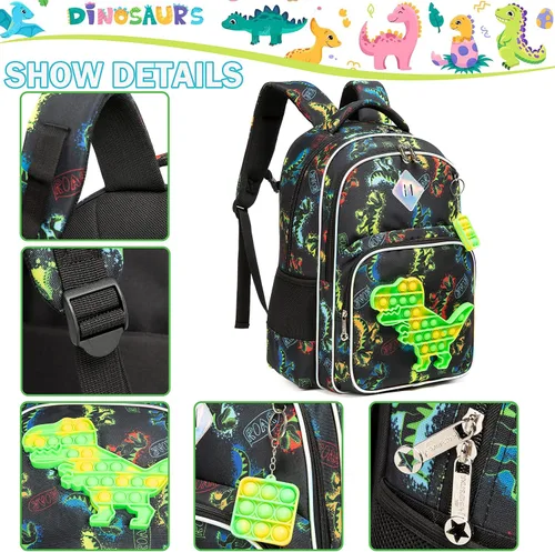 Miniatura 4 de Mochila para niñas de primaria preescolar para niños de la lonchera para la escuela