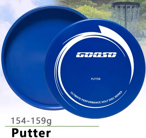 Miniatura 5 de GOOSO Juego de discos de golf – Discos de conductor, rango medio y putter con bolsa de golf de disco para exteriores y patio trasero, plástico