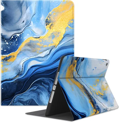 Miniatura 12 de Funda para iPad de 9ª/8ª/7ª generación 2021/2020/2019 de 10.2 pulgadas, soporte de visión multiángulo de 10.2 pulgadas, funda Folio Smart Auto Negro