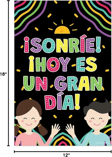 Miniatura 10 de Quarterhouse Paquete de 10 carteles motivacionales en español (ilustrados), materiales de aprendizaje en el aula de español para estudiantes