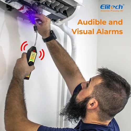 Miniatura 3 de Elitech Detector de fugas de Freón y gases halógenos, refrigerante, detector de fugas de gas HVAC, AC Sniffer R22 R410A R134A 1234YF, WJL-6000S