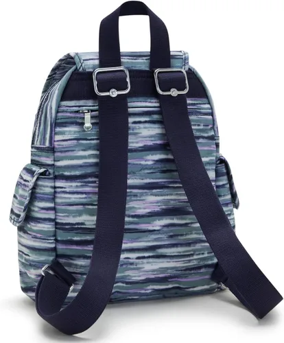 Miniatura 5 de Kipling Mini mochila City Pack para mujer, mochila ligera y versátil, mochila escolar, Rayas de pincel, Bolsa