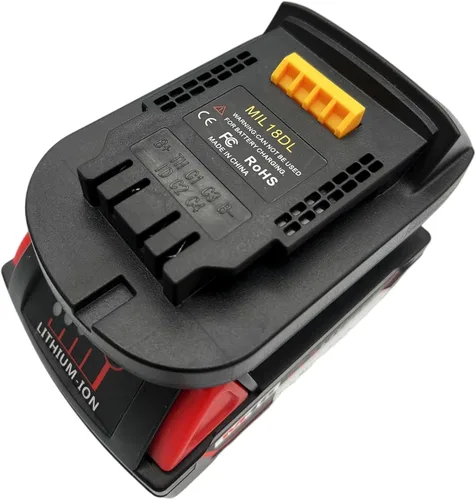 Adaptador de batería MIL18DL para Milwaukee 18V a Dewalt 20V Adaptador de batería para M18 para Milwaukee Power Tool Convertidores Adaptador
