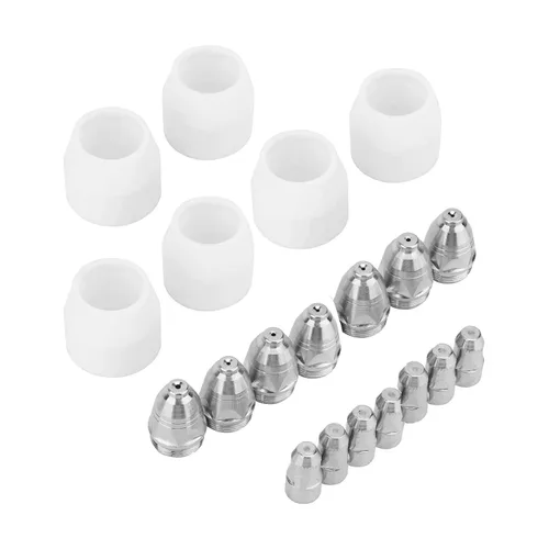 Lotos BCON20 20 piezas de cortador de plasma consumibles electrodo de boquilla y taza para cortadores de plasma Lotos LTP7000 LTP8000