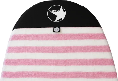 Miniatura 3 de Funda de calcetín para tabla de surf y funda para tabla de paddleboard Surf Squared - Bolsa protectora elástica ligera para tabla de surf - Rosa