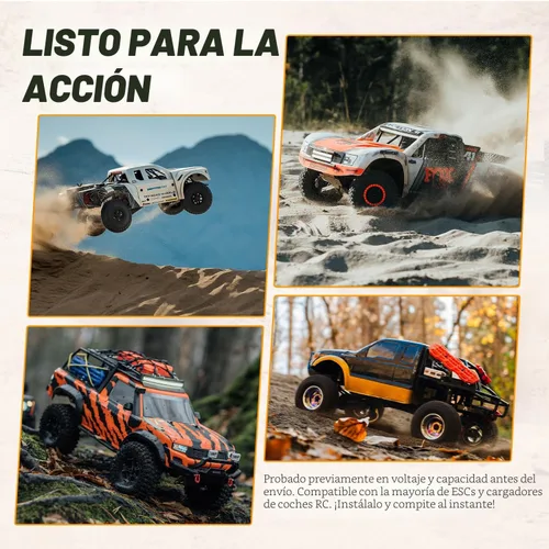 Miniatura 9 de Batería SCX24 7.4V 1200mAh Lipo Batería 2S 35C (Burst 70C) con PH2.0 JST Plug con 1TO2 Cargador USB apto para SCX24 RC Car WLtoys A949 A959 A969
