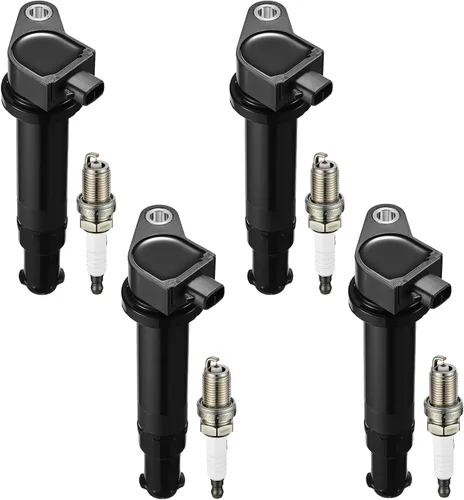 Miniatura 14 de BDFHYK Bobinas de encendido UF611 y bujía iridio XP6203 compatible con Hyundai Equus Genesis Sonata Tucson Kia Borrego K900 Optima Sorento V8 l4