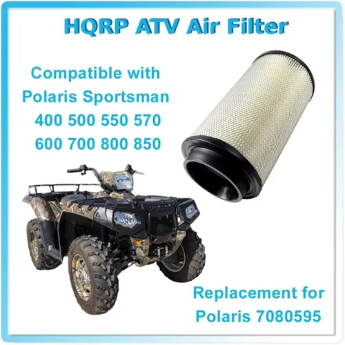 Miniatura 3 de HQRP 7080595 Reemplazo del filtro de aire para Polaris Sportsman 400 500 550 570 600 700 800 850 Scrambler Magnum ATV Parts