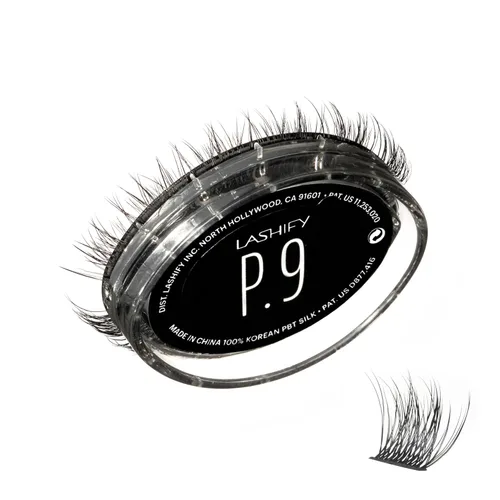 Miniatura 26 de Lashify Plushy - Pestañas postizas de 10 mm de gasa en negro, pestañas falsas fáciles de hacer DIY para un aspecto voluminoso pero aún natural