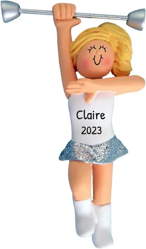 Miniatura 4 de Adornos personalizados de banda de marcha 2024 – Decoración de banda de animación de Navidad, adorno de baile de animación para niña, majorette