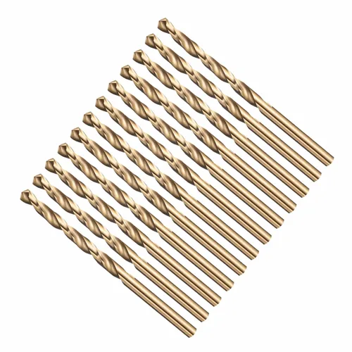 Miniatura 14 de Broca, diámetro de corte de 7/16 pulgadas (0.437 in), 4241 brocas HSS negro y dorado, ángulo de corte de 118° versátil