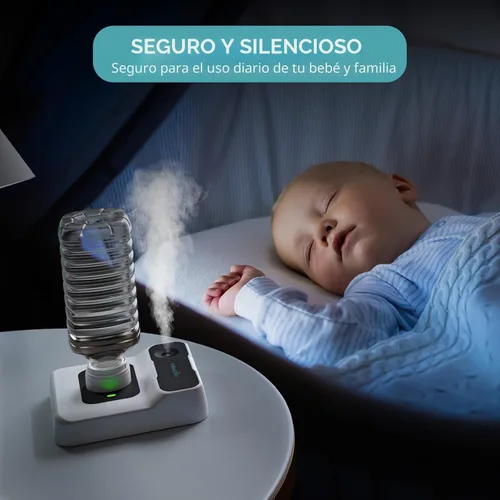 Miniatura 6 de Humidificador de viaje, pequeño humidificador portátil para plantas, dormitorio, oficina, hotel o automóvil, 5000 mAh, funciona con pilas, mini