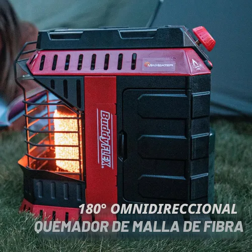 Miniatura 8 de Mr. Heater MH11BFLEX Buddy Flex Heater, rojo