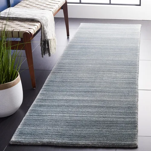 Miniatura 14 de SAFAVIEH Himalaya Collection - Alfombra decorativa, 3 x 5 pies, carbón, lana hecha a mano, ideal para zonas de alto tráfico en entrada, sala