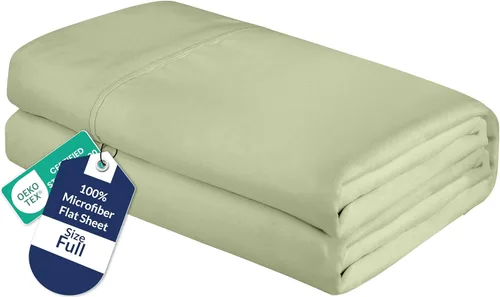 Miniatura 59 de Royale Linens Sábana Plana King – Sábanas Planas de Microfibra Cepillada Ultra Suave 1800 Solamente – Sin Arrugas y Resistente a las Manchas – Gris