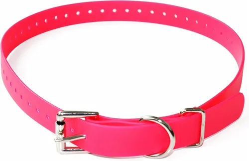Miniatura 14 de Collar de perro Educator Biothane, impermeable, a prueba de olores, con hebilla de metal y anillo en D, ajustable para un ajuste personalizado, Negro