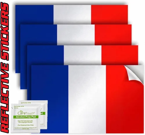 Miniatura 12 de Spy Spot Calcomanías de la bandera del Reino Unido, paquete de 4 (4 x 2.5 pulgadas), calcomanías de vinilo Union Jack para ventanas, parachoques