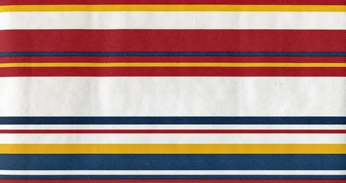 Miniatura 2 de Dundee Deco BD6193 - Borde de papel pintado prepegado - Geométrico rojo, blanco, azul, rayas amarillas, borde de pared, diseño retro, 15 pies x 6.5